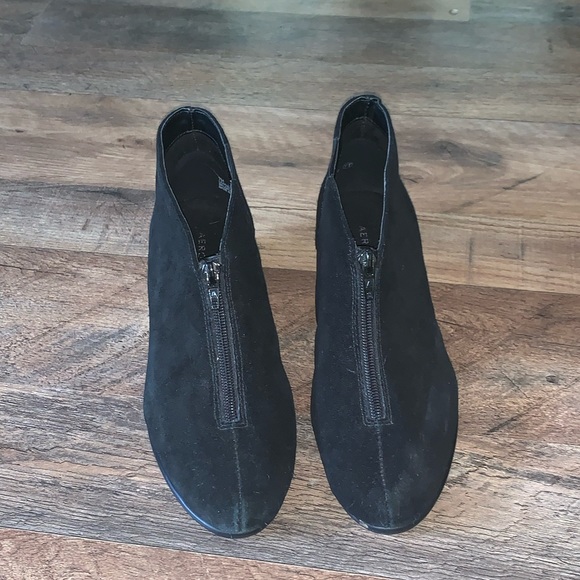 Aerosoles “Allowance” black suede leather ankle boots size 7 - Picture 2 of 5
